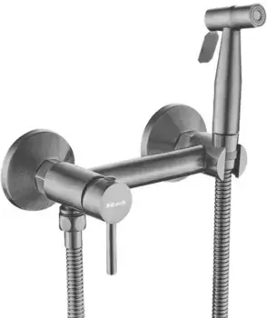 Гигиенический душ Shevanik S107T со смесителем, оружейная сталь