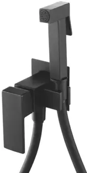 Гигиенический душ Shevanik S127H со смесителем, черный матовый