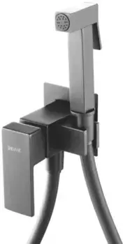 Гигиенический душ Shevanik S127T со смесителем, оружейная сталь