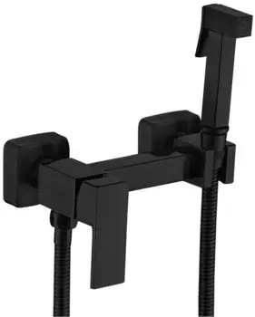 Гигиенический душ Shevanik S137H со смесителем, черный матовый