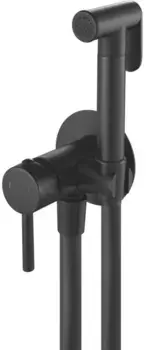 Гигиенический душ Shevanik S147H со смесителем, черный матовый