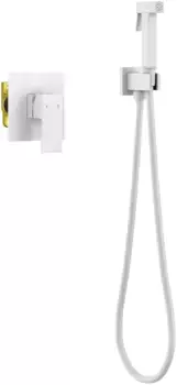 Гигиенический душ Timo Selene 2089/16SM со смесителем, белый матовый