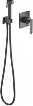 Гигиенический душ Timo Torne 4389/03SM со смесителем, черный матовый