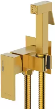 Гигиенический душ WasserKRAFT A71838 со смесителем, золотой матовый