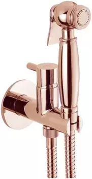 Гигиенический душ Webert Elio EL870302980 со смесителем, розовое золото