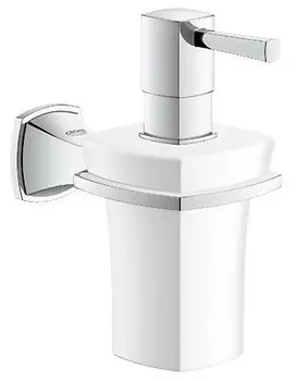 Grohe Grandera 40627000 Держатель с керамическим дозатором жидкого мыла