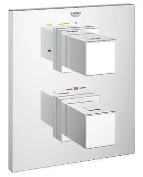Grohe Grohtherm Cube 19958000 Термостат для ванны, комплект верхней монтажной части, хром