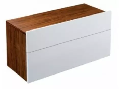 Тумба орех/белый бриллиант 80 см Jacob Delafon Formilia EB1022-HU-N17