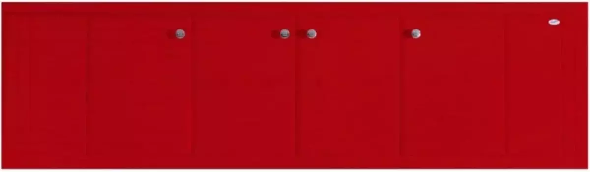 Экран под ванну 170x54 см красный глянец Bellezza 4650021000037