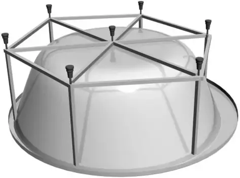 Каркас для круглой ванны 160 см Vayer GL000011835