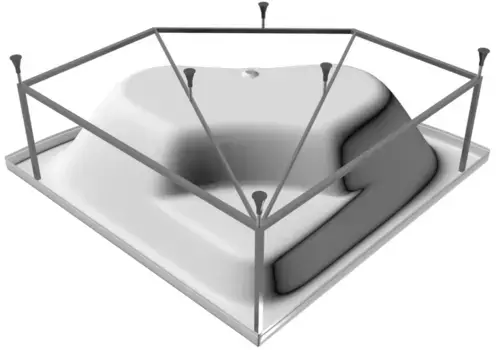 Каркас для ванны 140x140 Vayer Bryza GL000007084