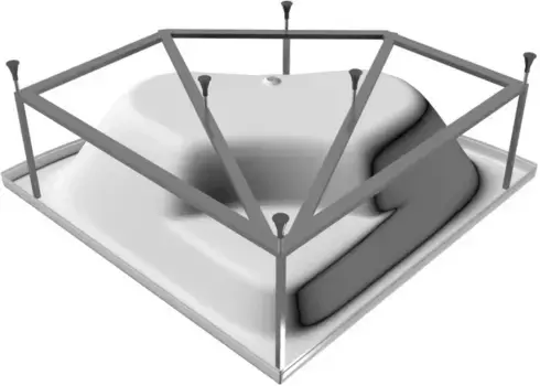 Каркас для ванны 150x150 см Vayer GL000010632