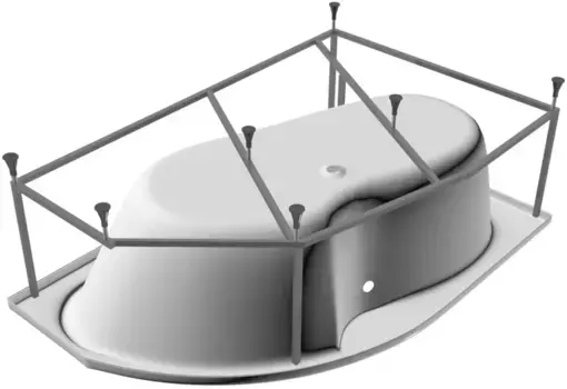 Каркас для ванны 160x105 Vayer Azalia GL000006914