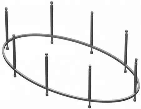 Каркас для ванны 190х96 см Am.Pm Admire W1AA-190-095W-R