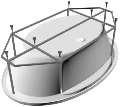 Каркас для ванны 194x100 Vayer Beta GL000007022