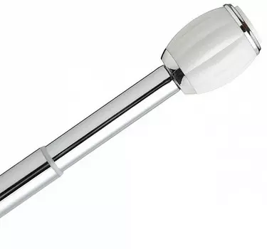 Карниз для ванной комнаты 104-190 см Carnation Home Fashions Chrome/White TSR-CR/21