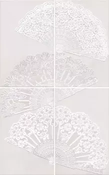 Керамическая плитка Kerama Marazzi Панно Мерлетто Кружево 50x80 (4 части) HGD\A204\4X\6322