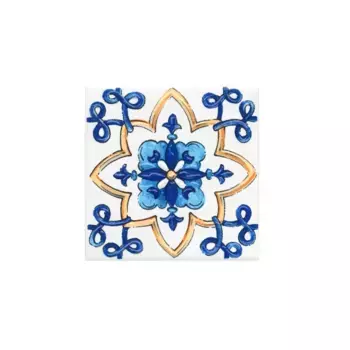 Керамическая плитка Kerama Marazzi Вставка Капри майолика 9,9x9,9 STG\A486\1146H