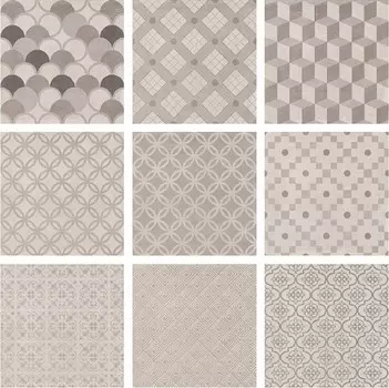 Керамогранит Карнаби-стрит орнамент беж 20х20