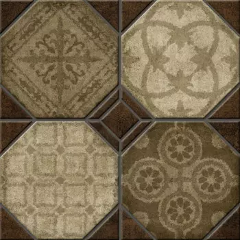 Керамогранит Шале 3Д бежевый 40х40