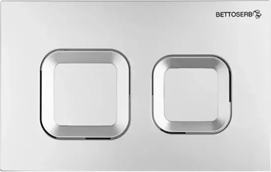 Кнопка смыва Bettoserb Smart 40006472 для инсталляции, матовый хром
