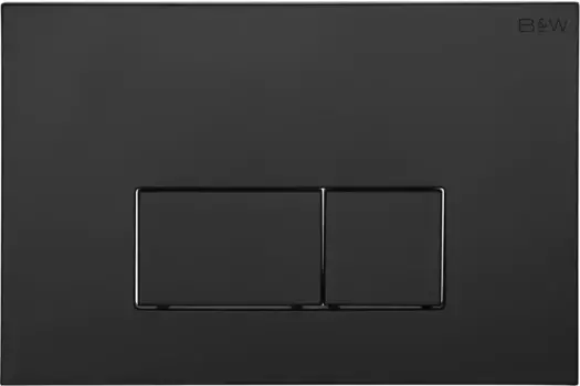 Кнопка смыва Black & White Universe WPI-09542 09542 для инсталляции, черный матовый