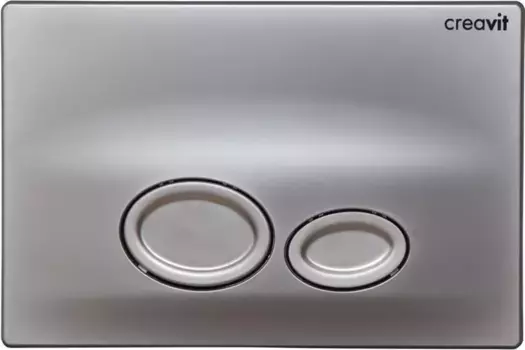 Кнопка смыва Creavit Drop GP200300 для инсталляции, матовый хром