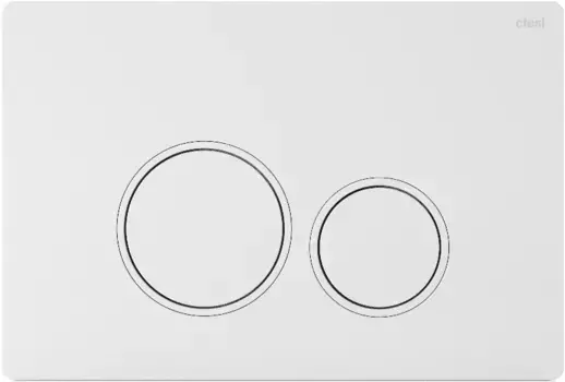 Кнопка смыва Ctesi Round BK0202121 для инсталляции, белый