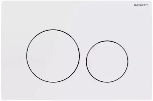 Кнопка смыва Geberit Delta 20 115.127.11.1 для инсталляции, альпийский белый