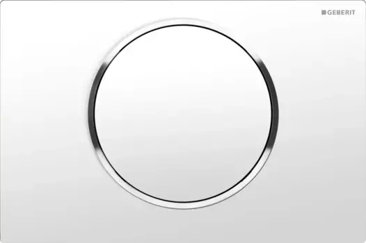 Кнопка смыва Geberit Sigma 10 115.758.KJ.5 для инсталляции, белый/хром/белый