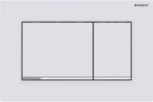 Кнопка смыва Geberit Sigma 30 115.883.JT.1 для инсталляции, белый матовый/хром/белый матовый