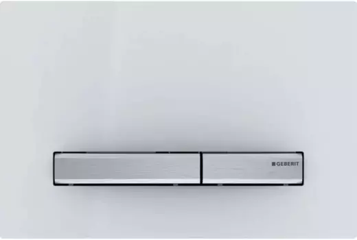 Кнопка смыва Geberit Sigma 50 115.788.11.2 для инсталляции, белый/нержавеющая сталь