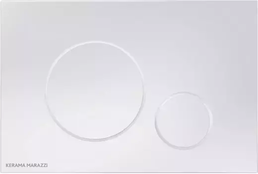 Кнопка смыва Kerama Marazzi M670KM для инсталляции, белый глянец
