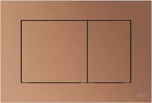 Кнопка смыва Tece TECEnow 9240422 для инсталляции, красная бронза металлик