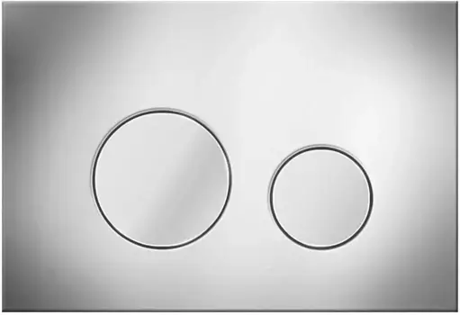 Кнопка смыва Veconi Round VFR002CH для инсталляции, хром