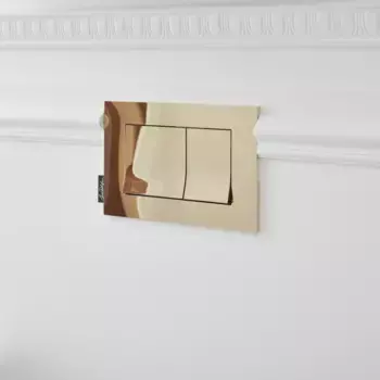 Кнопка смыва Jacob Delafon E20858-BGG для инсталляции, золотой