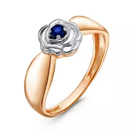 Кольцо из серебра с сапфиром п1-680зр408