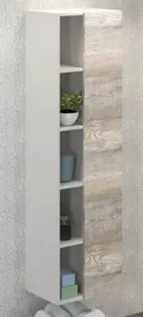 Колонна подвесная дуб бежевый/белый матовый Comforty Турин 00004136455