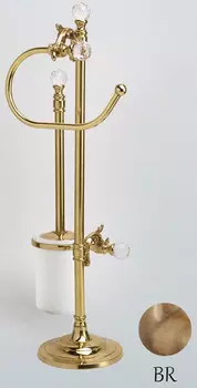 Комплект для туалета бронза Art&amp;Max Barocco Crystal AM-1948-Br-C