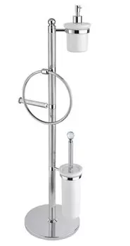 Комплект для туалета хром, swarovski Cezares Olimp OLIMP-WBD-01-Sw
