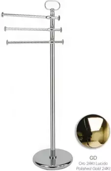 Комплект для туалета Stil Haus Giunone G696(16) напольный, золотой