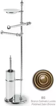 Комплект для туалета Stil Haus Giunone G697(25) напольный, бронза