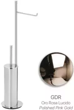 Комплект для туалета Stil Haus Hashi 969(17) напольный, розовое золото