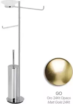 Комплект для туалета Stil Haus Hashi 971(18) напольный, золотой матовый