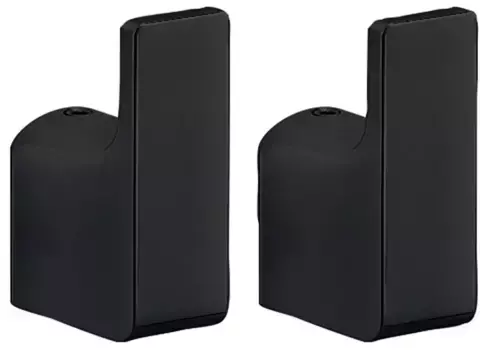 Комплект крючков Gedy Pirenei PI27(14) для ванны, черный матовый