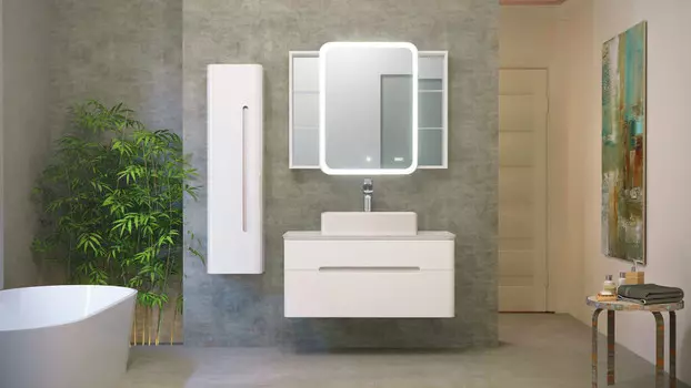 Комплект мебели белый 100 см Jorno Bosko