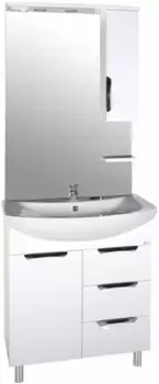 Комплект мебели белый 71,5 см ASB-Mebel Мессина