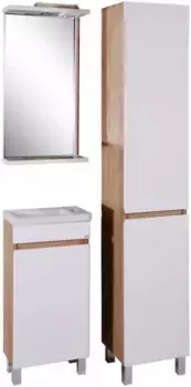 Комплект мебели белый/дуб золотой 40 см ASB-Mebel Марко