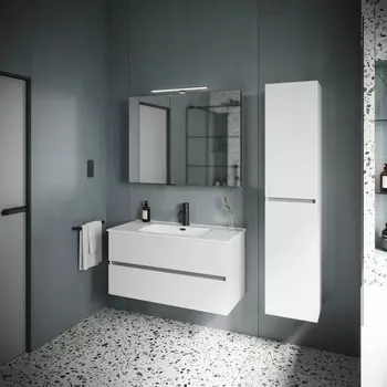 Комплект мебели белый глянец 101 см Sancos Urban UR100W + CN7003 + Z1000