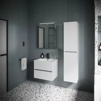 Комплект мебели белый глянец 61 см Sancos Urban UR60W + CN7001 + Z600